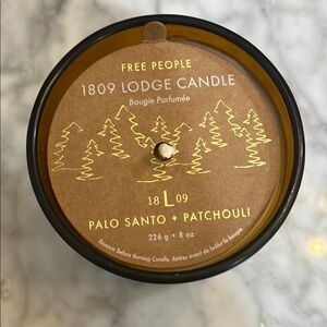 Free People 1809 Lodge Candle - Brown and Gold
